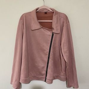 Shein Fleece Moto Jacket Pair NWOT